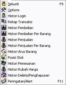 Menu Tools Software Apotek AKUA